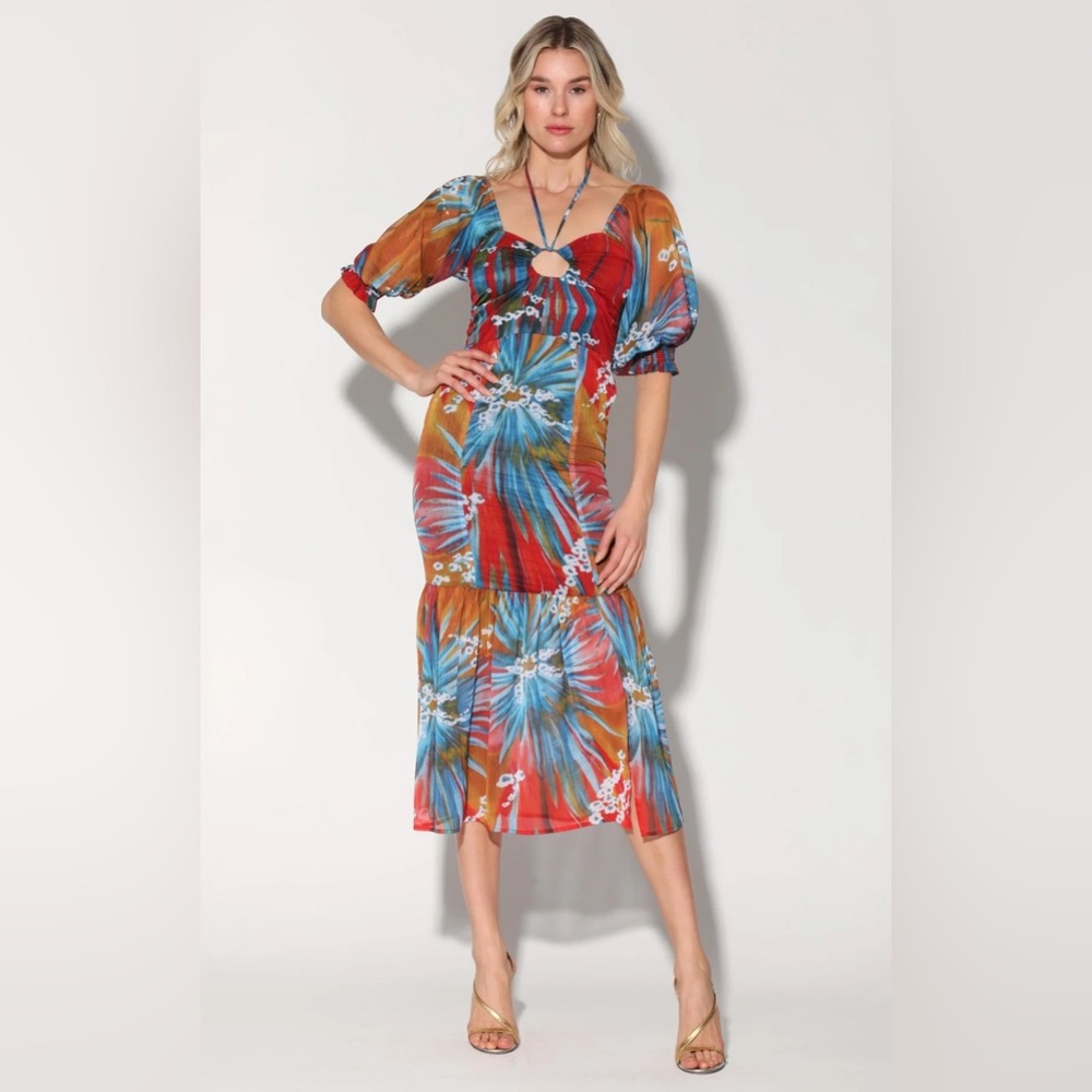 Walter Baker Danielle Dress in Rio Palm - Picture 1 of 9